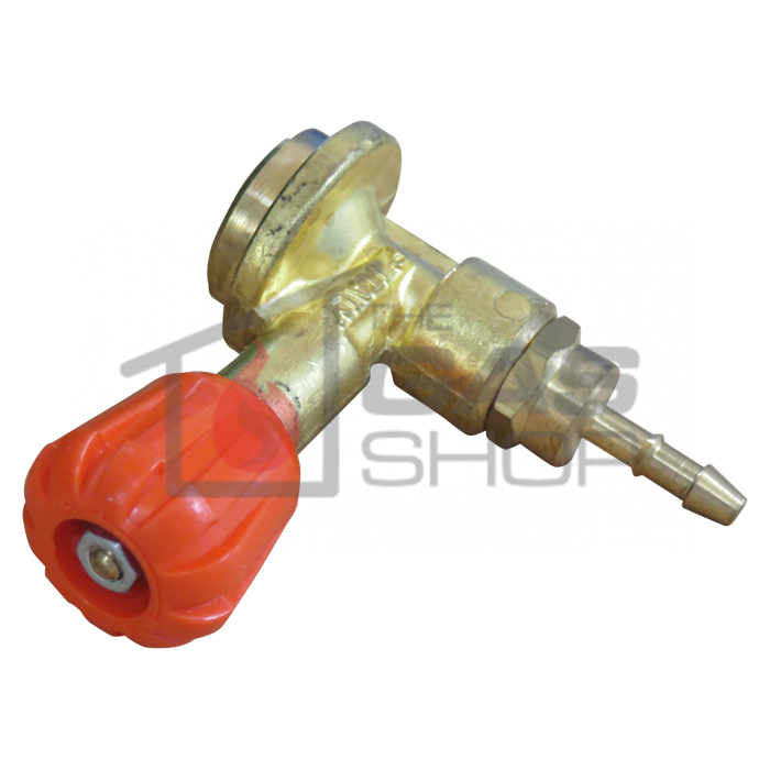 7/16 Disposable cylinder valve for propane gas cylinder 5mm hose fitting -  The Gas Shop