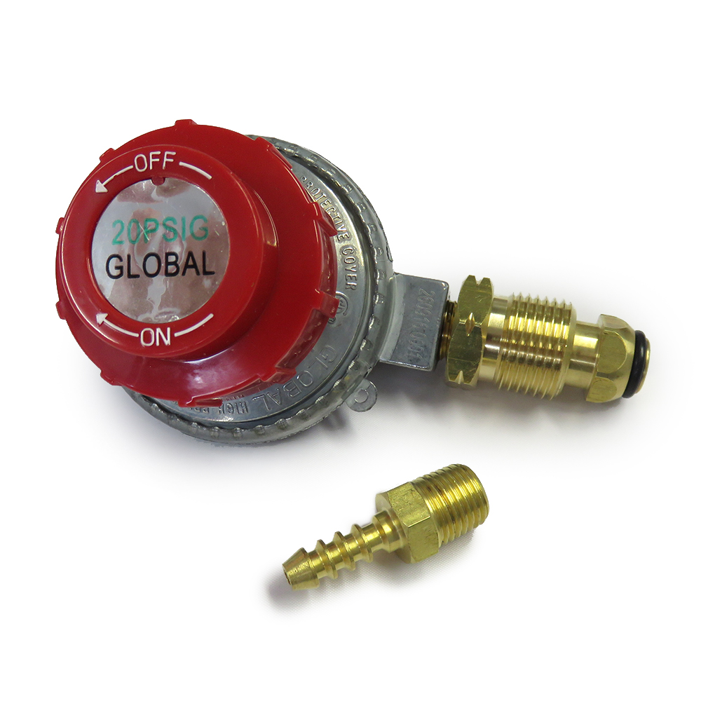 High Pressure Regulator 3kg POL & 6mm Tail The Gas Shop